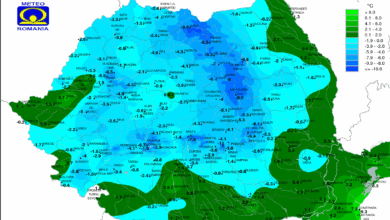 -9.2 grade Celsius la Miercurea Ciuc