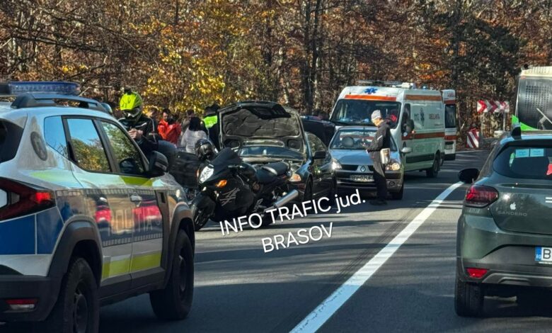 Ultima oră. Accident pe Drumul Poienii, din Brașov! 1 Accident | MyTex.ro
