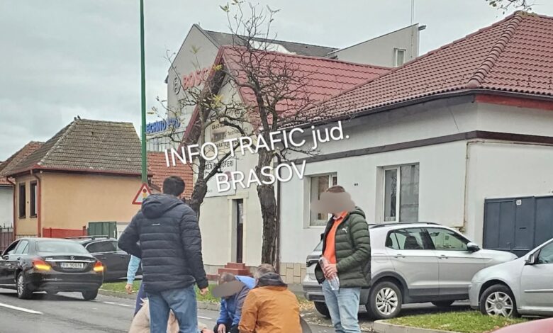 Ultima oră. Pieton accidentat pe strada De Mijloc, din Brașov! 1 Pieton | MyTex.ro