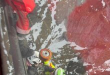 Brașov - Intervenție cu elicopterul pentru o turistă care a alunecat 100 de metri în Valea Ciubotea 4 haos | MyTex.ro