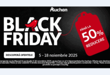 Auchan dă startul Black Friday 2025: peste 1.500 de produse cu reduceri de până la 50% în magazine și pe auchan.ro 3 Braşov | MyTex.ro