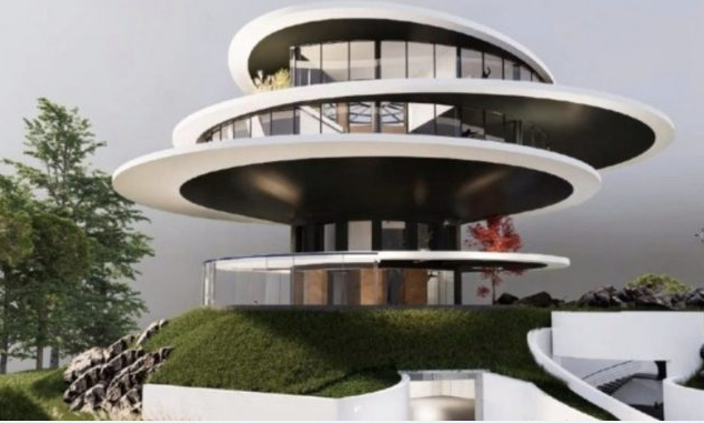 Clădire futuristă | MyTex.ro