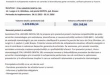 Comunicat lansare proiect - STAL UNIVERSAL DENTAL SRL 6 Roxana Mînzatu | MyTex.ro