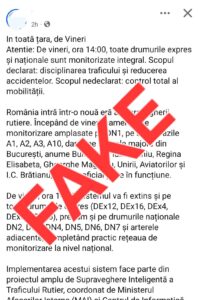 Un nou val de fake news! MAI dezminte existența unui sistem de supraveghere extinsă a cetățenilor 10 Fake news | MyTex.ro