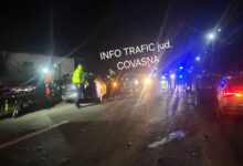 Trafic rutier blocat pe DN 11, la Moacșa. Accident între trei autoturisme 3 | MyTex.ro