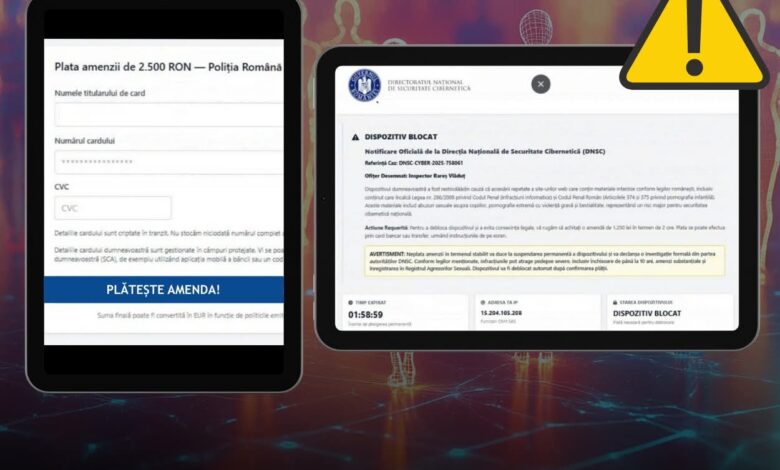 Avertizare DNSC: Tentative de fraudă online folosind numele Poliției Române și al Directoratului de Securitate Cibernetică 3 DNSC | MyTex.ro