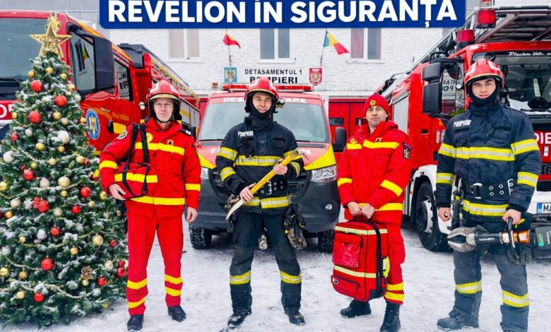 Peste 130 de pompieri brașoveni sunt la datorie, zilnic, în minivacanța de Anul Nou 3 Pompieri | MyTex.ro