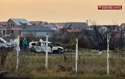 Cadavru găsit într-o maşină arsă pe câmp! 3 Cadavru | MyTex.ro