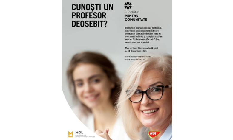 Premiul Mentor pentru excelență în educație. Se mai pot face nominalizări până la sfârşitul lunii decembrie / Cine l-a câştigat din Braşov 3 Premiul Mentor | MyTex.ro