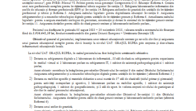 Comunicat de presă - „PNRR: Fonduri pentru România modernă și reformată!” 5 | MyTex.ro