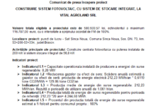 Comunicat de presa incepere proiect - CONSTRUIRE SISTEM FOTOVOLTAIC, CU SISTEM DE STOCARE INTEGRAT, LA VITAL AGROLAND SRL 11 | MyTex.ro