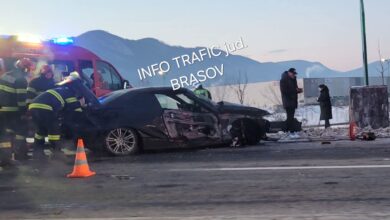 Ultima oră. Accident în Brașov, pe Calea Făgărașului! 7 Incendiu | MyTex.ro