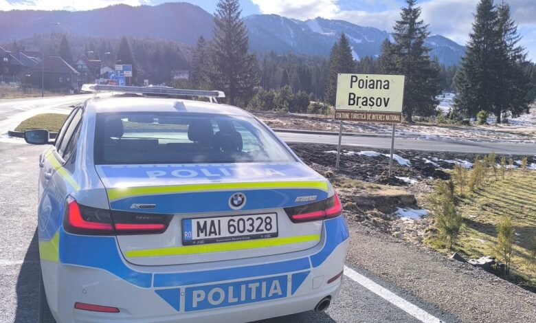 Acțiune BLITZ pe DN 1E: zeci de amenzi și certificate reținute pe traseul Brașov – Poiana Brașov – Râșnov 3 DN 1E | MyTex.ro