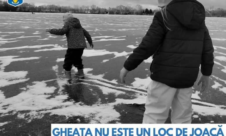 IGSU avertizează după dubla tragedie din Sibiu: „Gheața NU este un loc de joacă"! 3 IGSU | MyTex.ro