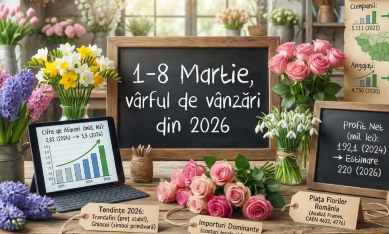 Boom de fațadă în piața florilor: Afaceri de 3,5 miliarde de lei, dar românii cumpără „petale din import”. Radiografia unei industrii sufocate de inflație 3 flori | MyTex.ro