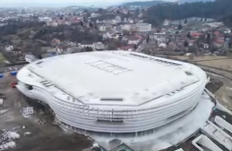 Progres spectaculos la Sala Polivalentă din Brașov: Structura este aproape gata! Ce urmează pe șantierul gestionat de MIS Grup 8 Salvamont | MyTex.ro