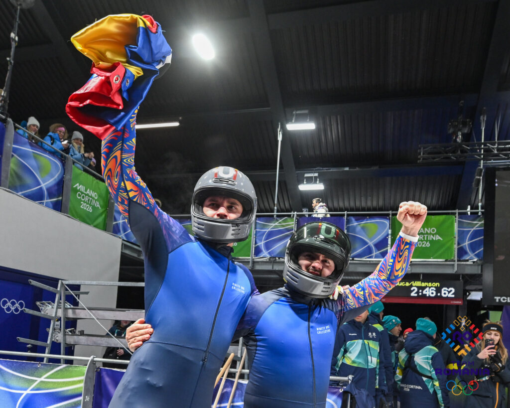 ISTORIE PE GHEAȚĂ: Julia Sauter - Corona Brașov - și „Rachetele” de la Bob au scris o nouă pagină de senzație la Jocurile Olimpice 2026! 15 gheaţă | MyTex.ro