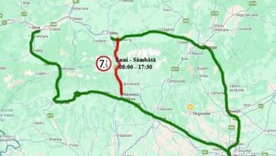 Restricții de circulație pe Valea Oltului: autovehiculele de peste 7,5 tone, interzise pe DN7 până în iunie 5 | MyTex.ro