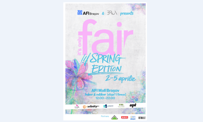 Hai la primul târg de design și artă contemporană din AFI Brașov - AFI x It’s Only FAIR | Spring edition 3 | MyTex.ro