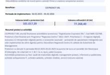 Comunicat finalizare proiect - CICPROIECT SRL 4 | MyTex.ro