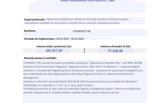 Comunicat finalizare proiect - CICPROIECT SRL 6 Froo | MyTex.ro