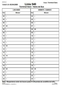 Linie nouă de transport în județul Brașov: RATBV o operaționalizează de mâine / Modificări pe linia 540 17 ratbv | MyTex.ro