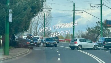 Accident pe pod, pe strada Hărmanului din Brașov! 6 | MyTex.ro