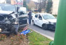Brașov. Accident la sensul giratoriu de pe Toamnei - Zizinului 5 Brașov | MyTex.ro