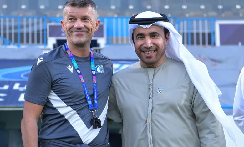 Daniel Isăilă, inspectat de fostul șef INTERPOL! Generalul Al-Raisi a venit la antrenamentul brașoveanului înainte de meciul cu Khorfakkan 5 Isăilă | MyTex.ro