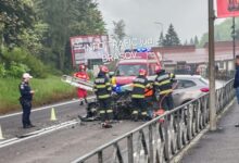 Șofer încarcerat în urma unui accident pe DN 1, în județul Brașov 11 | MyTex.ro