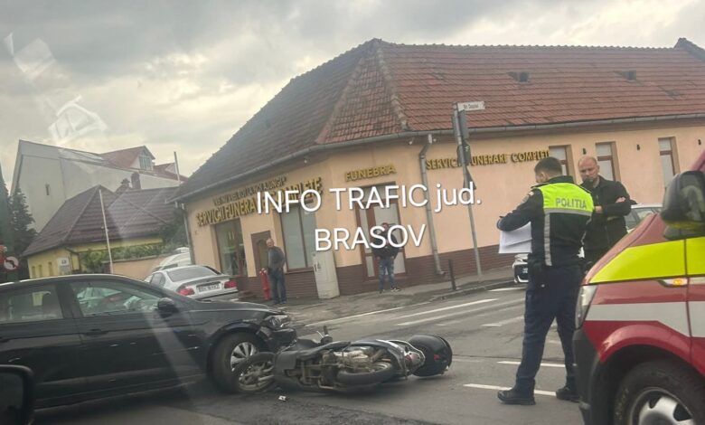 Ultima oră. Accident pe str. 13 Decembrie din Brașov! 3 Accident | MyTex.ro