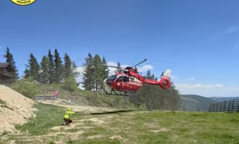 Turist olandez căzut în Brâna Mare a Caraimanului. Salvamontiștii au solicitat elicopterul de la Brașov 3 Turist | MyTex.ro