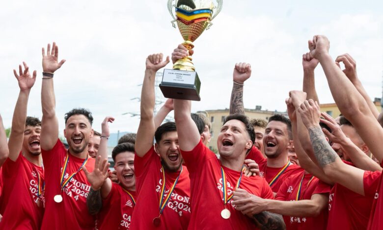 Corona se pregătește de barajul cu reprezentanta Sibiului pentru Liga 3, dar proiectul noului stadion și transformarea în FCM Brașov ar fi puse pe hold 5 Braşov | MyTex.ro