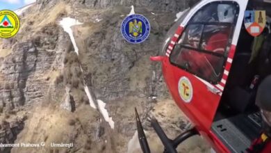 Update. Unul dintre turiștii căzuți 100 m din Brâna Mare a Caraimanului, adus la Spitalul Județean Brașov (VIDEO) 7 Explozie | MyTex.ro