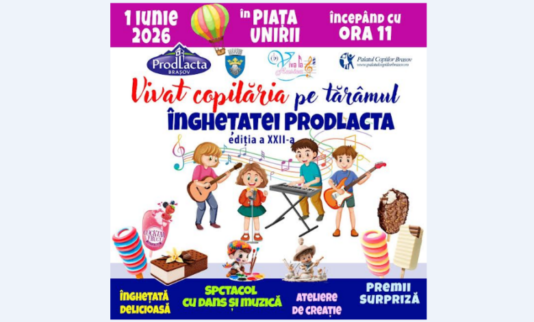 Tărâmul înghețatei se mută în Piața Unirii! Unde ieșim cu cei mici de 1 Iunie în Brașov 9 | MyTex.ro