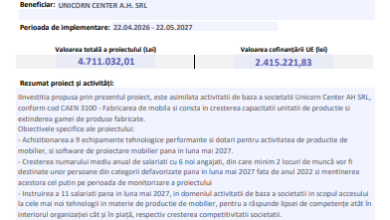 Comunicat implementare proiect 36 brașov | MyTex.ro