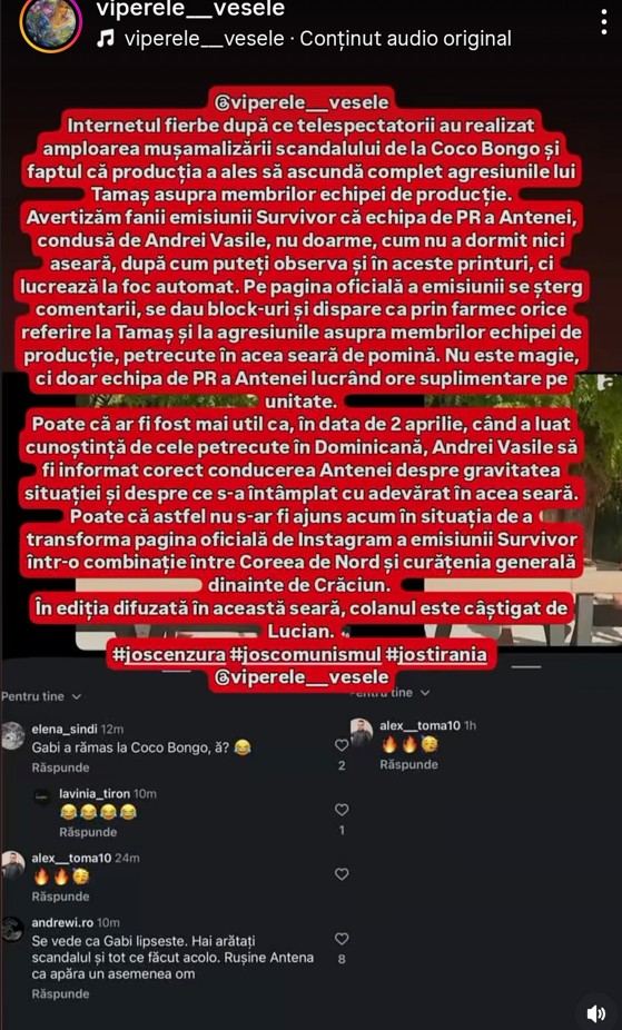 Gabi Tamaş, în centrul atenţiei la Survivor. Antena 1, acuzată că îl „albeşte” pe fostul internaţional braşovean. „O combinaţie între Coreea de Nord şi curăţenia generală dinainte de Crăciun” 13 Gabi Tamaş | MyTex.ro