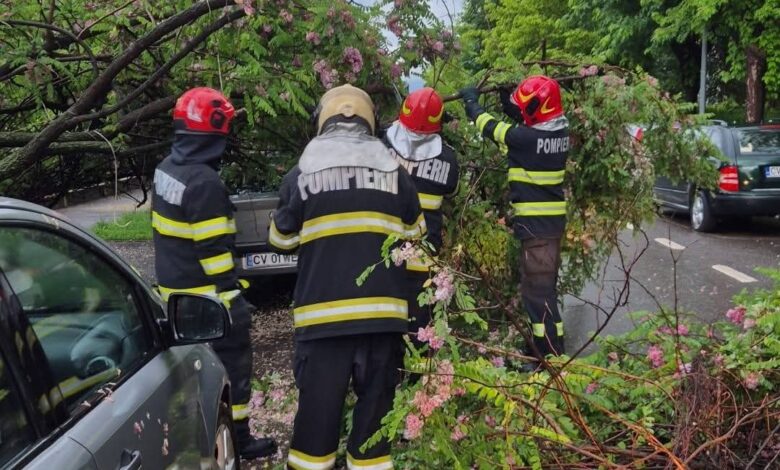 Accidente, copaci căzuți, subsoluri inundate și muniție neexplodată: 51 de intervenții ale pompierilor și echipajelor SMURD din Covasna în 3 zile 3 Covasna | MyTex.ro
