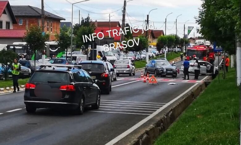 Ultima oră. BRAȘOV. Accident pe DN 1, la ieșirea din Codlea spre Făgăraș 3 Brașov | MyTex.ro