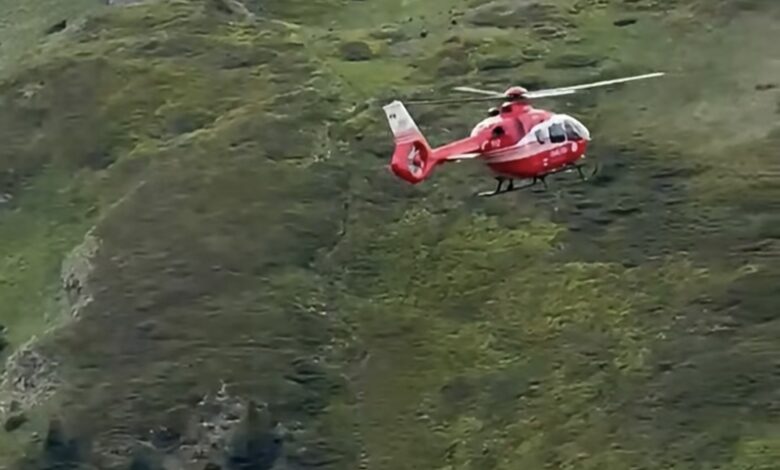 Accident în Masivul Ciucaș: Motociclist enduro, preluat de elicopterul POA Brașov 3 Ciucaș | MyTex.ro