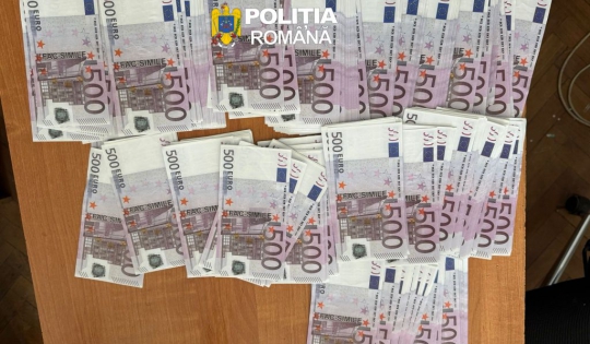 Prinși în FLAGRANT cu aproape 500.000 de euro falși. Doi bărbați, reținuți 9 Euro | MyTex.ro
