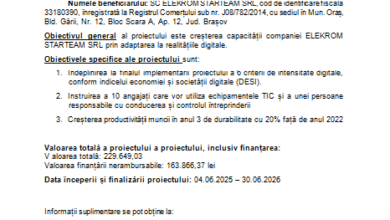 Comunicat de presă de final - „PNRR: Fonduri pentru România modernă și reformată - DIGITALIZAREA IMM-URILOR - GRANT DE PÂNĂ LA 100.000 EURO PE ÎNTREPRINDERE CARE SĂ SPRIJINE IMM-URILE ÎN ADOPTAREA TEHNOLOGIILOR DIGITALE 5 | MyTex.ro