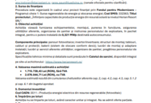 Anunţ de participare - Procedură competitivă 3 | MyTex.ro