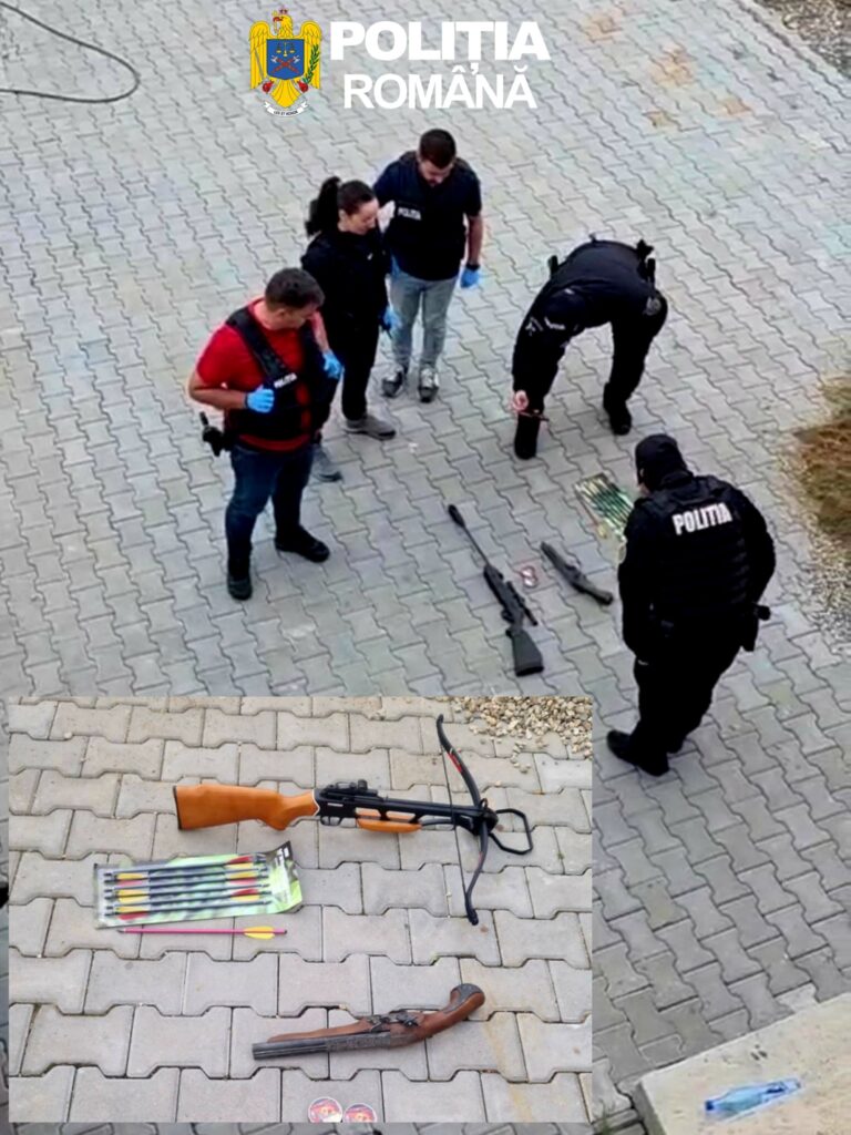 Percheziție în Brașov: Arme și muniție deținute ilegal, descoperite la un bărbat din Vulcan 6 Percheziție | MyTex.ro