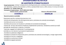 Comunicat finalizare proiect - Diversificarea activității de asistență stomatologică 5 salarizare | MyTex.ro