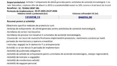 Comunicat finalizare proiect – Diversificarea activității de asistență stomatologică 7 Braşov | MyTex.ro