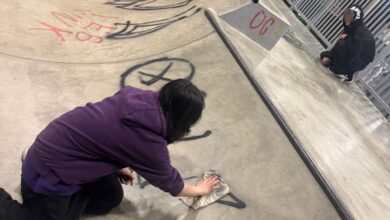 BRAȘOV. Amenzi de 3.000 de lei pentru doi tineri prinși în timp ce făceau graffiti în skate park. Un alt caz suspect, în zona Gării (FOTO) 8 Aeroportul Brașov | MyTex.ro
