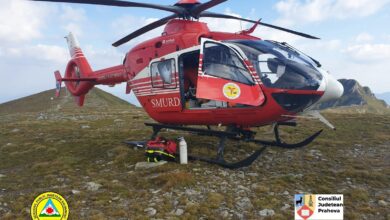 Intervenție de urgență pe Vârful Omu: Un adolescent a fost preluat cu elicopterul POA Brașov 4 Copil | MyTex.ro