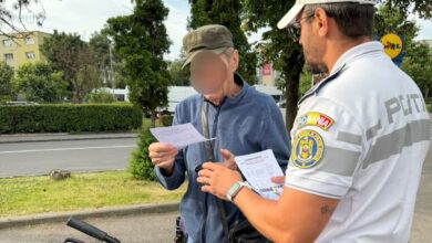 BRAȘOV. Bicicliștii, pietonii și utilizatorii de trotinete, în vizorul polițiștilor! Peste 250 de amenzi, într-o singură zi 7 amenzi | MyTex.ro