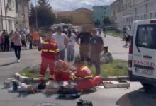 BRAȘOV. Accident grav la Codlea, între un microbuz și o motocicletă 5 Răcădău | MyTex.ro